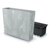 Hectarul - Jardiniera decorativa Urbi 58x18x49.8 cm, model gri beton